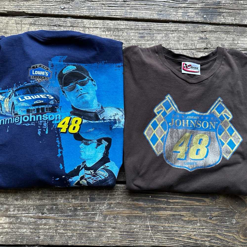 Pair of vintage Jimmie Johnson shirts - image 2