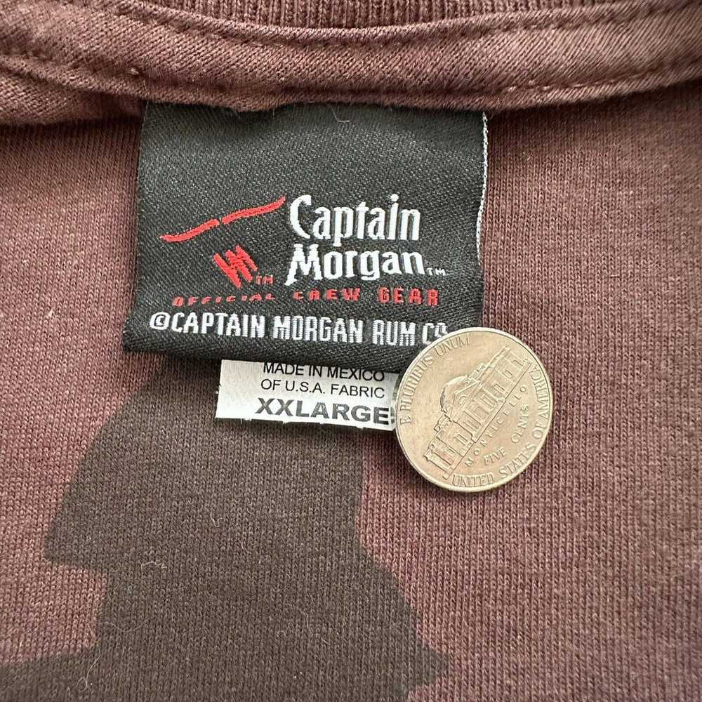 NWOT Vintage Captain Morgan Liquor Promo Tee T-Sh… - image 5