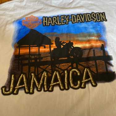 Vintage jamaica harley davidson shirt