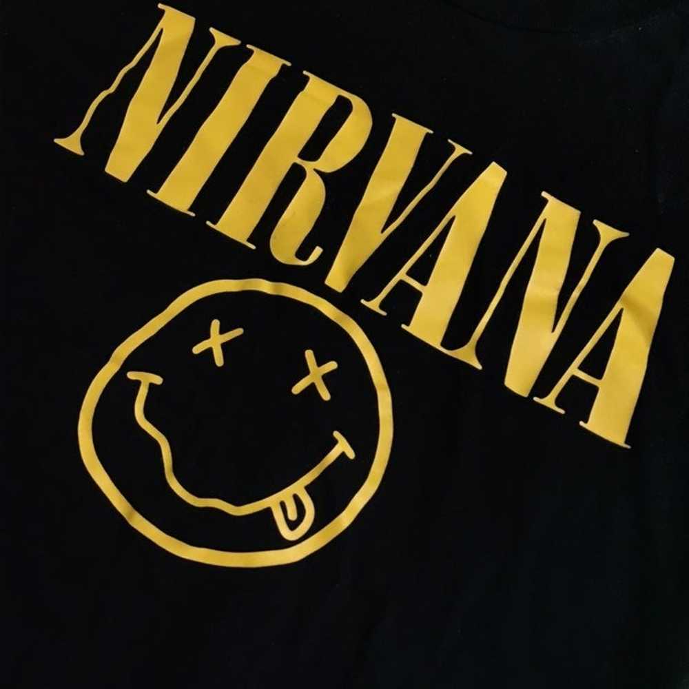 Nirvana classic women’s black t-shirt - image 2