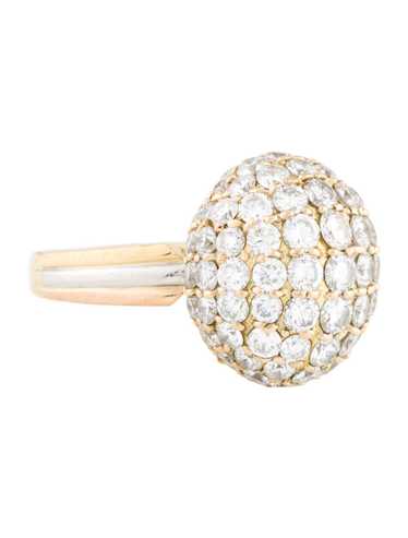 Ring 900 Platinum, 18K Rose Gold & 18K Yellow Gold - image 1