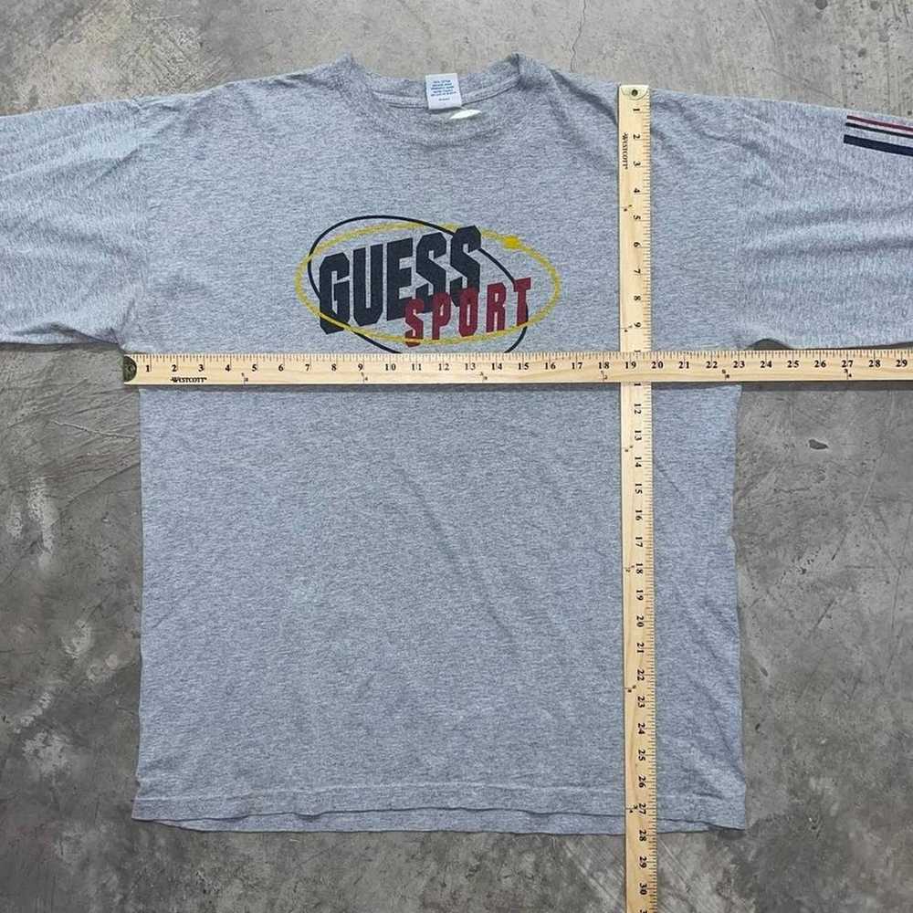 Vintage 1990s Guess Sport Graphic Longsleeve Tee … - image 4