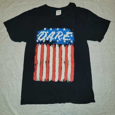 DARE T-Shirt, Vintage, American Flag, Sz. S - image 1