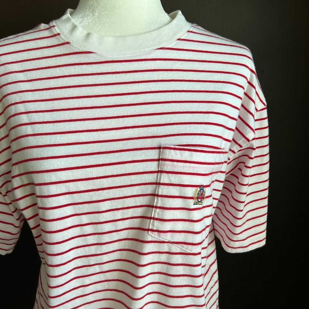 Tommy Hilfiger Mens size Small Striped Vintage T … - image 2