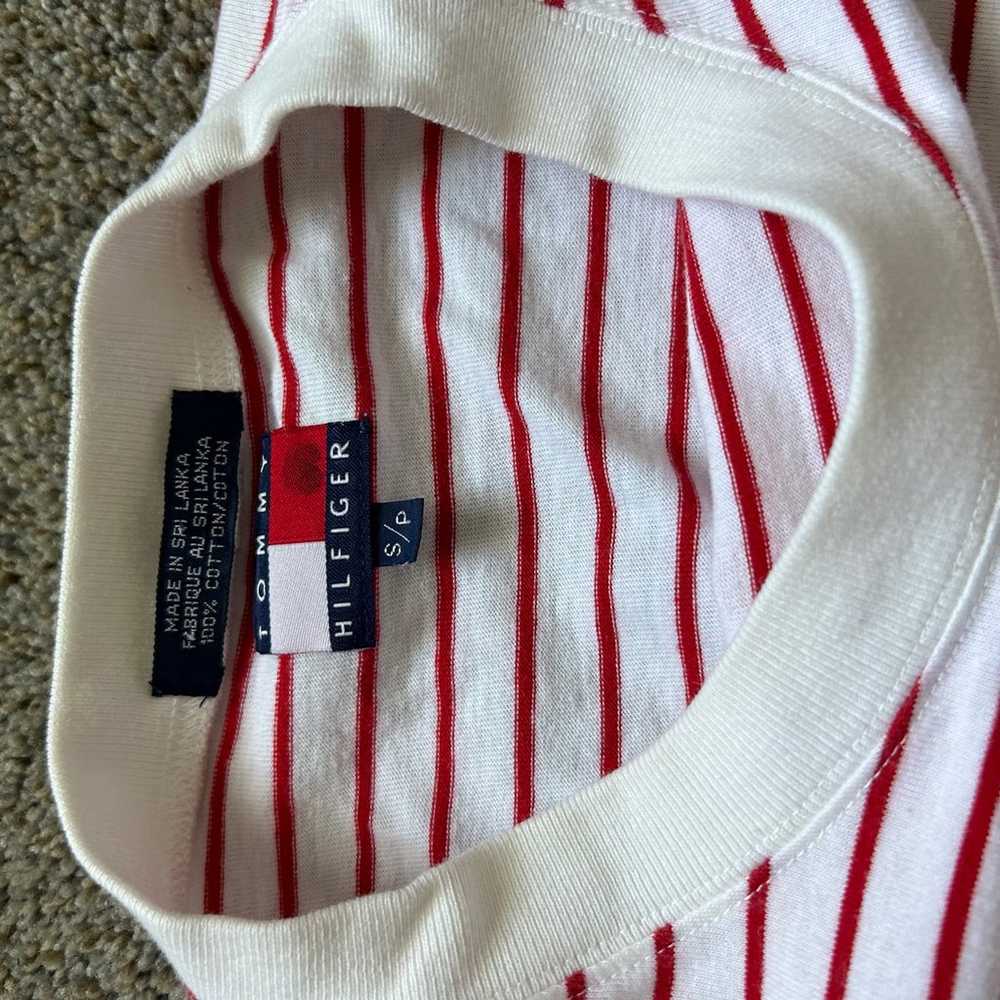 Tommy Hilfiger Mens size Small Striped Vintage T … - image 4