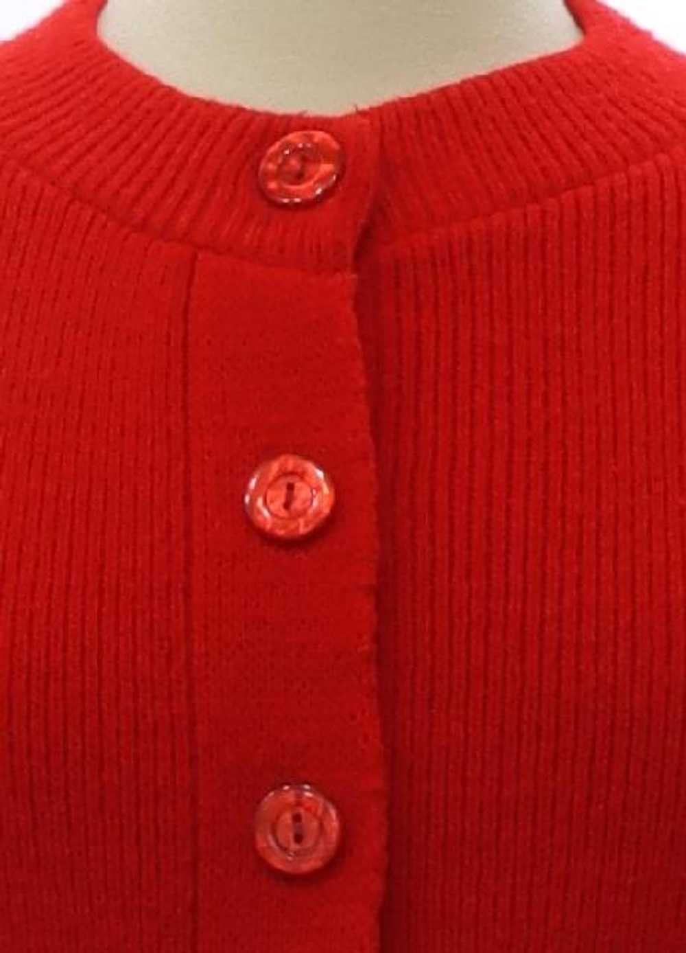 1960's College Point Womens Mod Cardigan Sweater - image 2