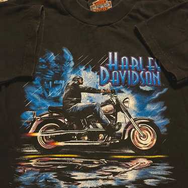 Vintage 1998 Harley Davidson Riding On The Storm … - image 1