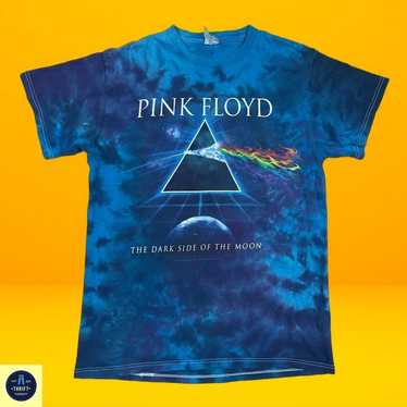 Vintage y2k tie dye Pink Floyd The dark side of t… - image 1