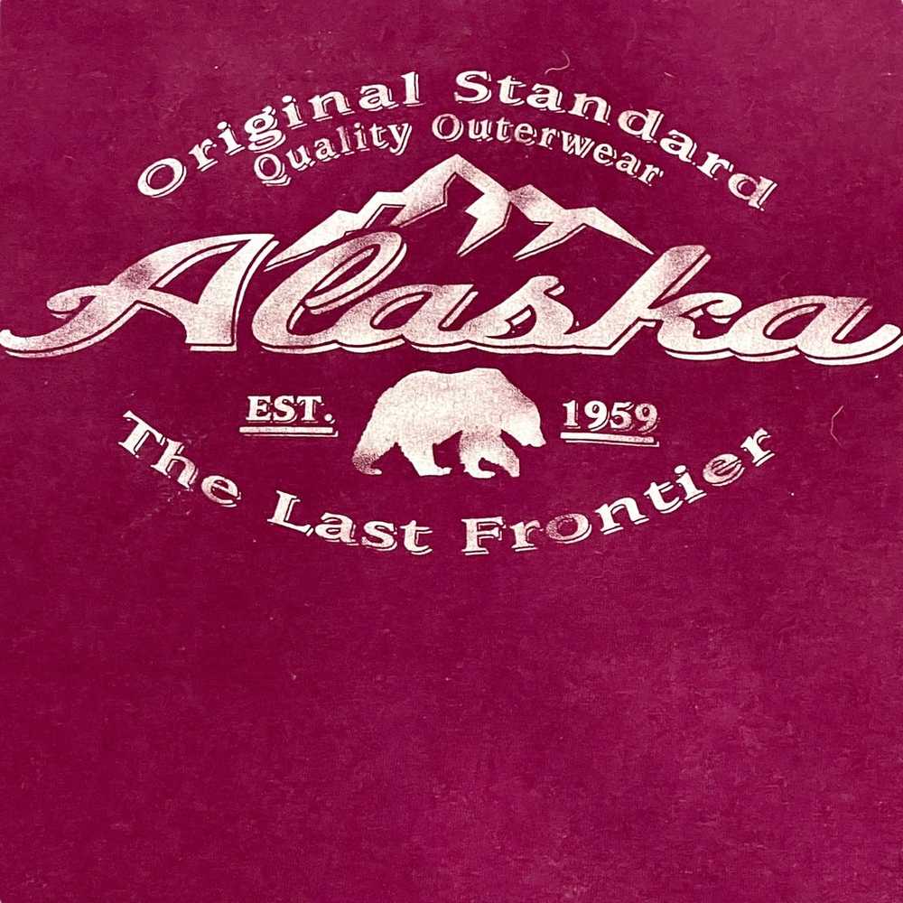 Delta Pro Weight 90s maroon Alaska the Last Front… - image 2