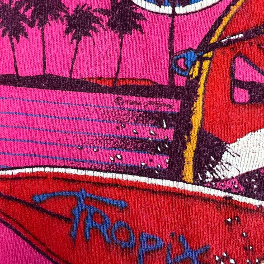 Vtg 80’s Tropix Single Stitch Shirt Hawaii Surf H… - image 6