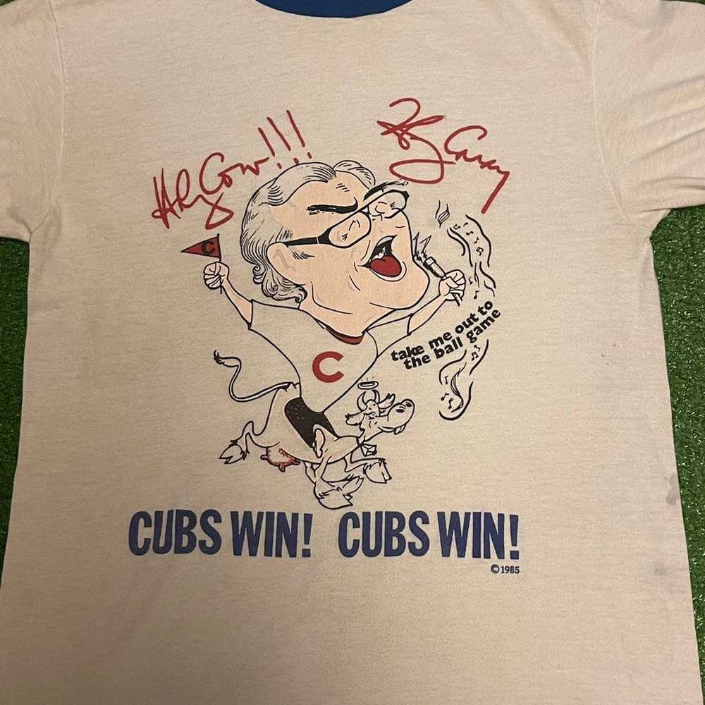 Vintage Chicago Cubs 1985 Harry Caray “Cubs Win!C… - image 2