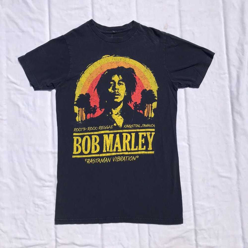 Zion Rootswear Bob Marley T Shirt Small - image 1