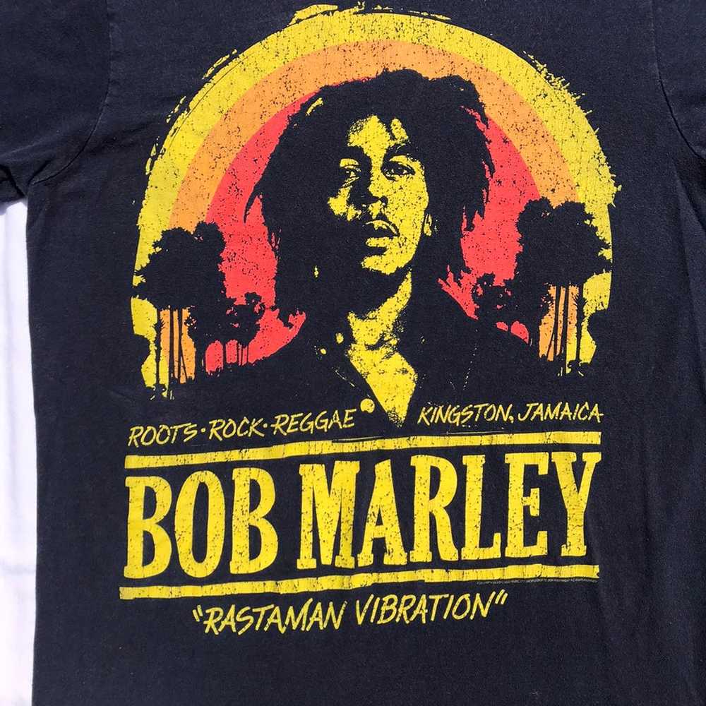 Zion Rootswear Bob Marley T Shirt Small - image 2