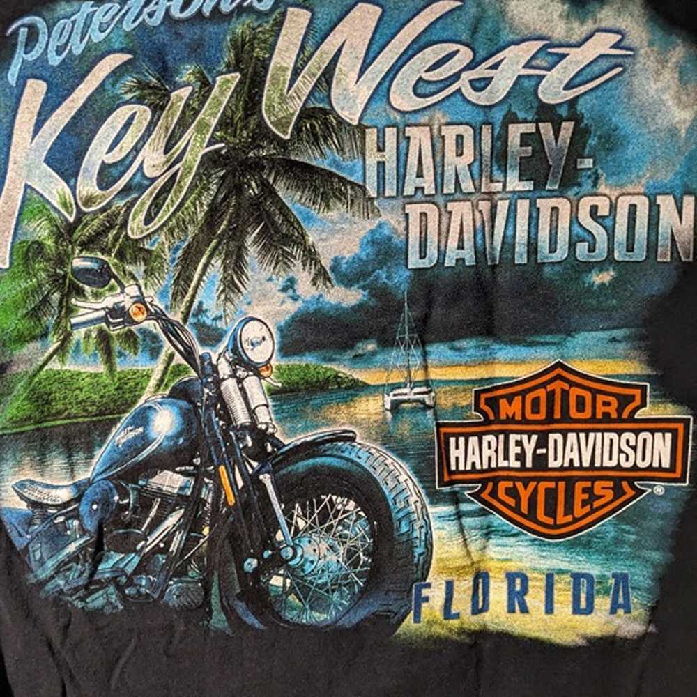 Vintage 2014 Harley Davidson Key West Florida Bla… - image 2