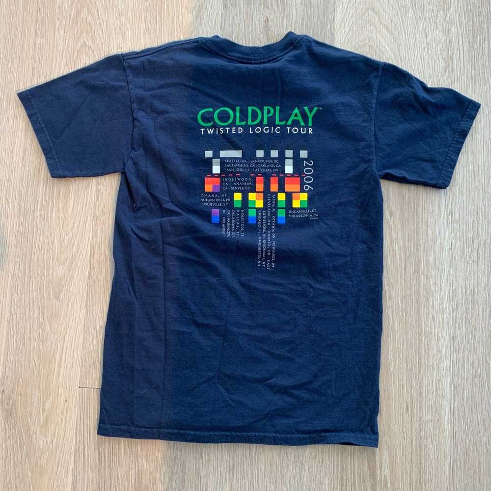 Coldplay Vintage 2005 Twisted Logic (X&Y) concert… - image 3