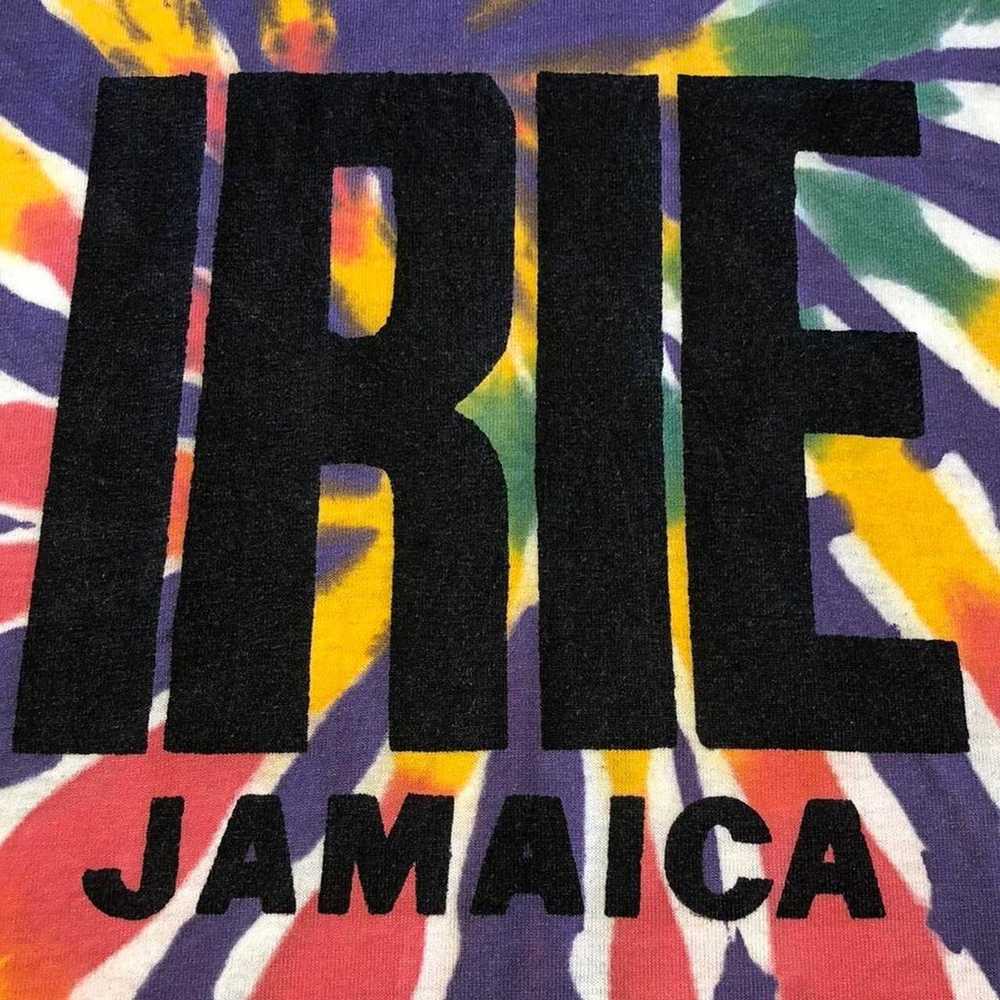 Vintage Irie Jamaica Big Print Single Stitch Tie … - image 3