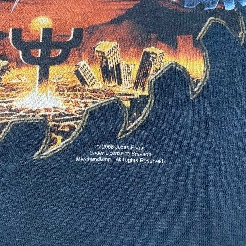 2006 Judas Preist Double Sided Shirt Adult Small - image 4