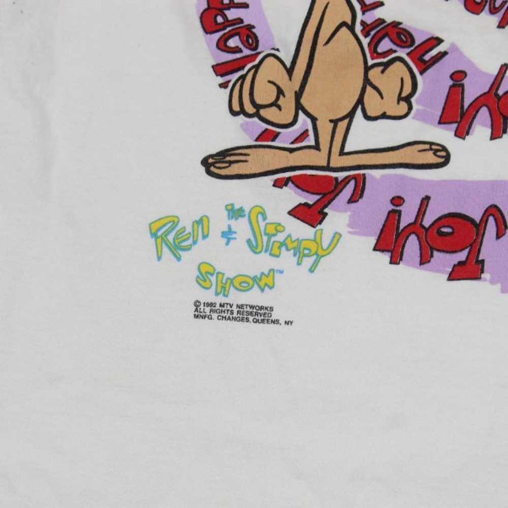 1992 Ren & Stimpy Happy Joy Shirt Sz S Vintage - image 3