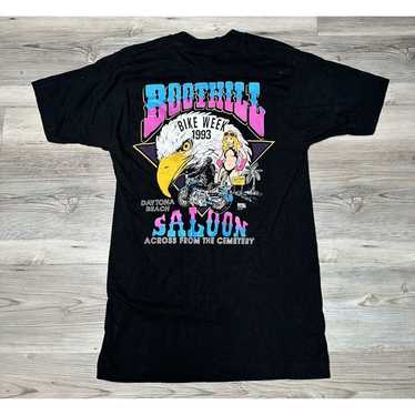 Vintage 1993 Boothill Saloon Bike Week Shirt