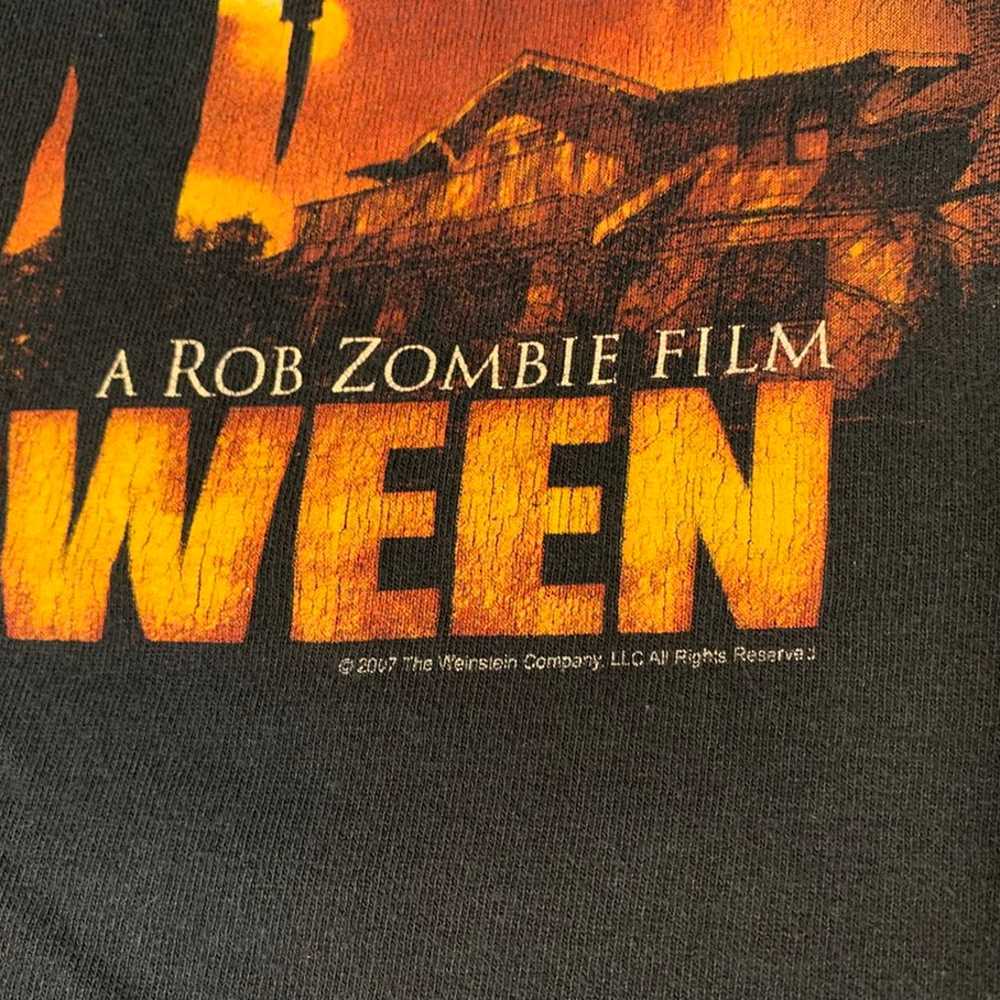 Vintage 2007 Rob Zombie Halloween Movie Shirt - image 5