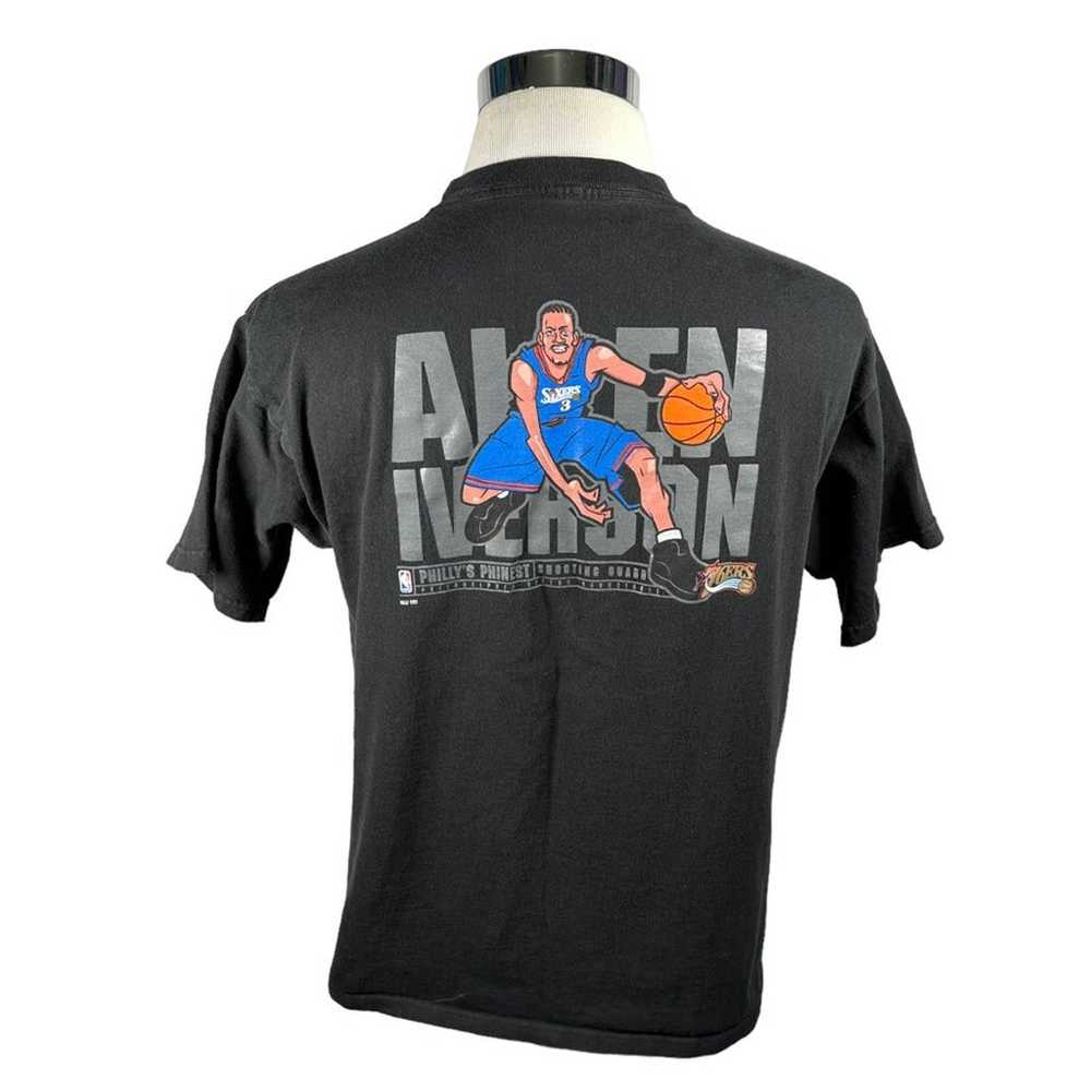 Nike Allen Iverson Mens T-Shirt Vintage Sixers 76… - image 2