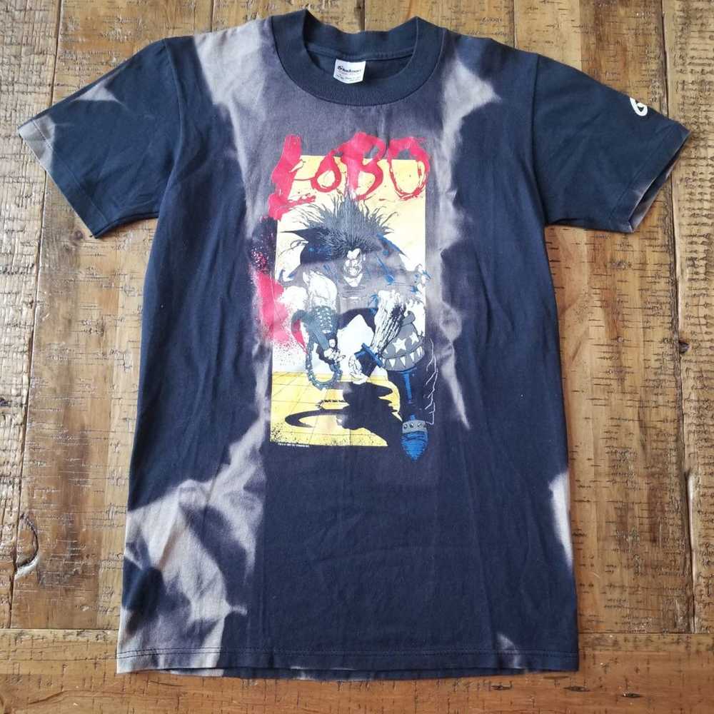 Vintage 1991 DC Comics LOBO T Shirt Mens Size Sma… - image 1