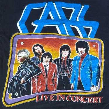 Vintage 1979 Original THE CARS 2-Sided Concert Tee