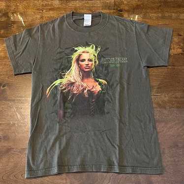 VINTAGE GREEN BRITNEY SPEARS T SHIRT FROM THE ONY… - image 1