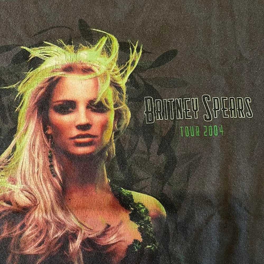 VINTAGE GREEN BRITNEY SPEARS T SHIRT FROM THE ONY… - image 3