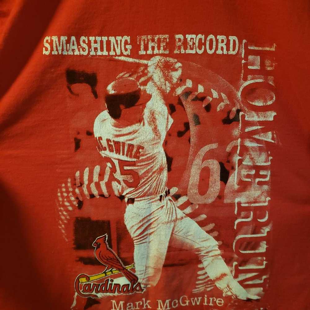 1998 Mark McGwire homerun shirt vintage - image 1