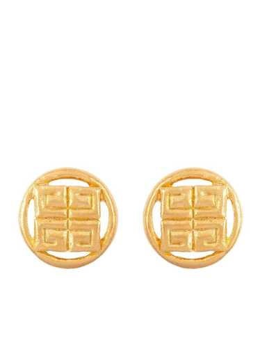 Givenchy Pre-Owned 1980s 4G clip-on earrings - Go… - image 1