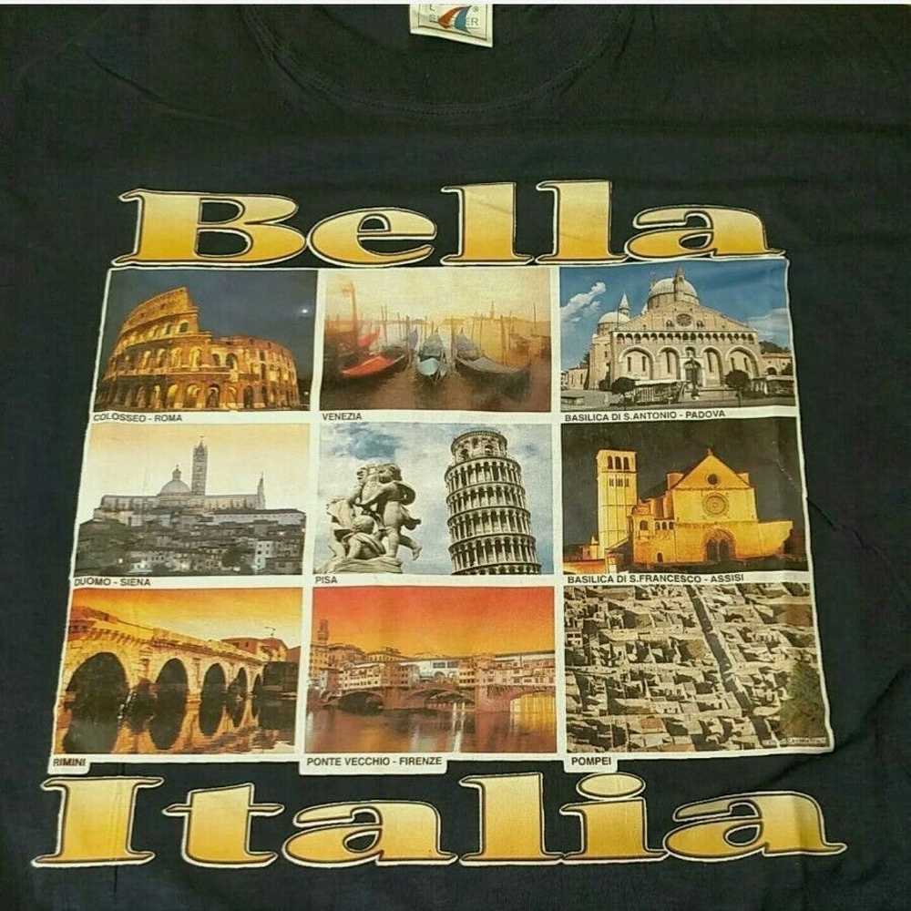 Vtg Bella Italia Tourist Attractions Tee - image 4