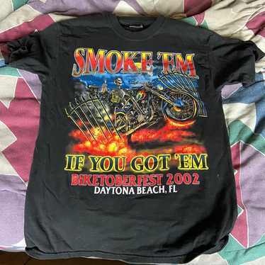 Vintage 2002 biketoberfest teeshirt