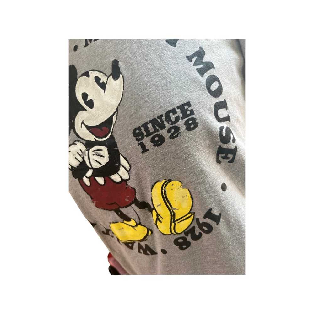 Disney Mickey Mouse gray ringer t-shirt - image 10