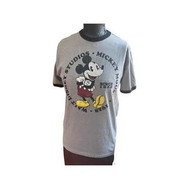 Disney Mickey Mouse gray ringer t-shirt - image 1