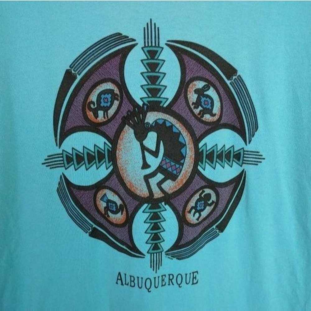 Vintage 90s Tourist T-Shirt Southwestern Kokopell… - image 1