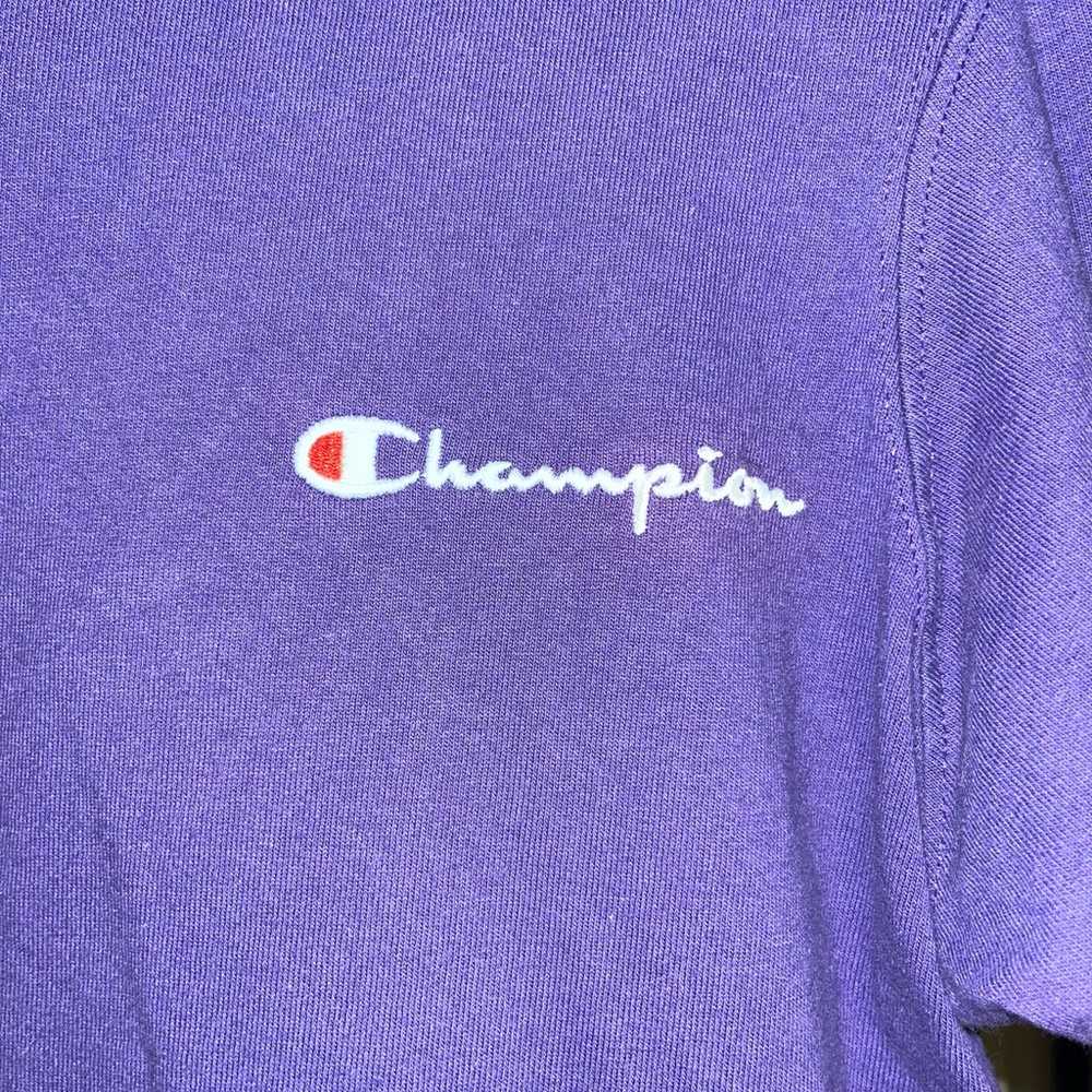 Vintage Purple Champion Shirt Size M - image 2