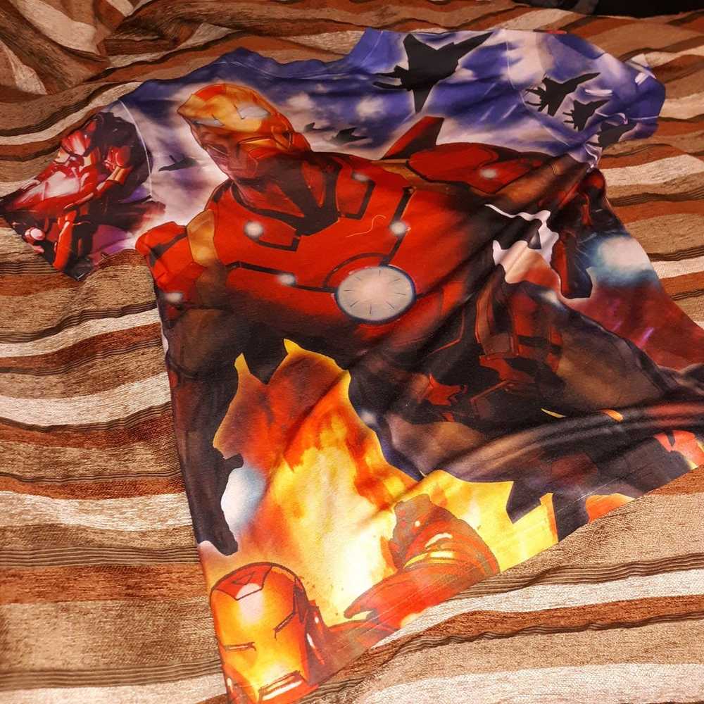 Marvel iron man print t Shirt - image 3