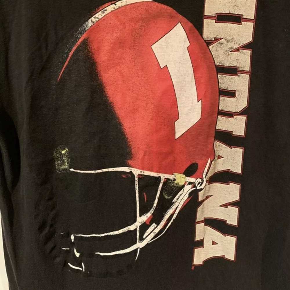 Vintage 90s Indiana Football T shirt - image 3