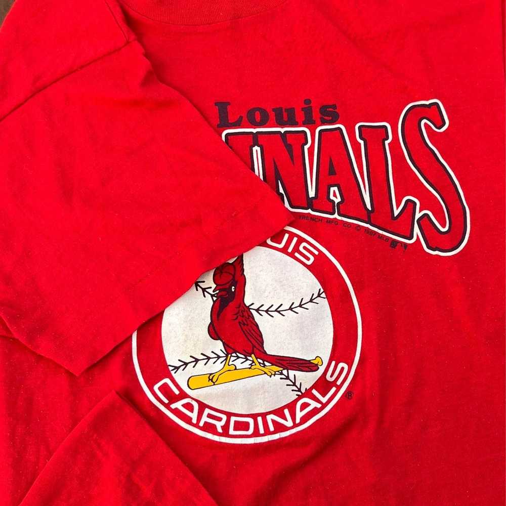 Vintage 1987 St. Louis Cardinals MLB T-Shirt - image 4