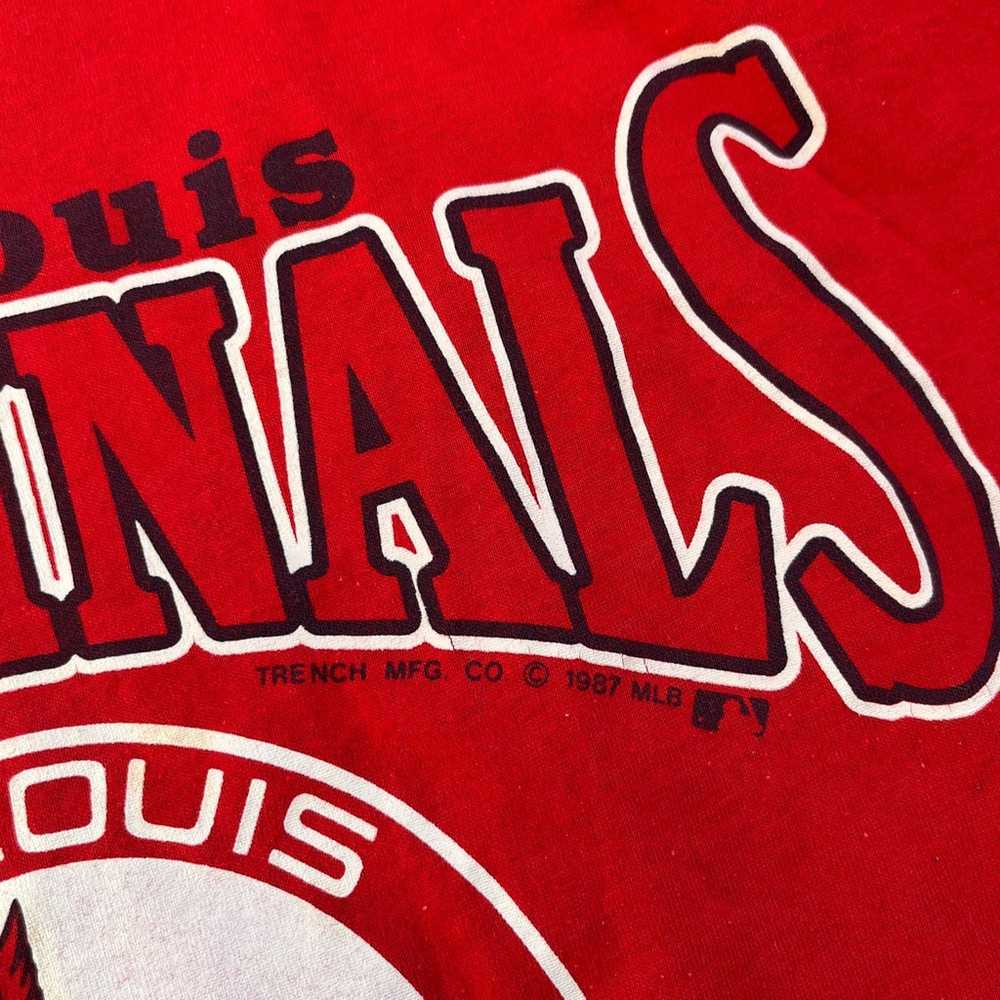 Vintage 1987 St. Louis Cardinals MLB T-Shirt - image 5
