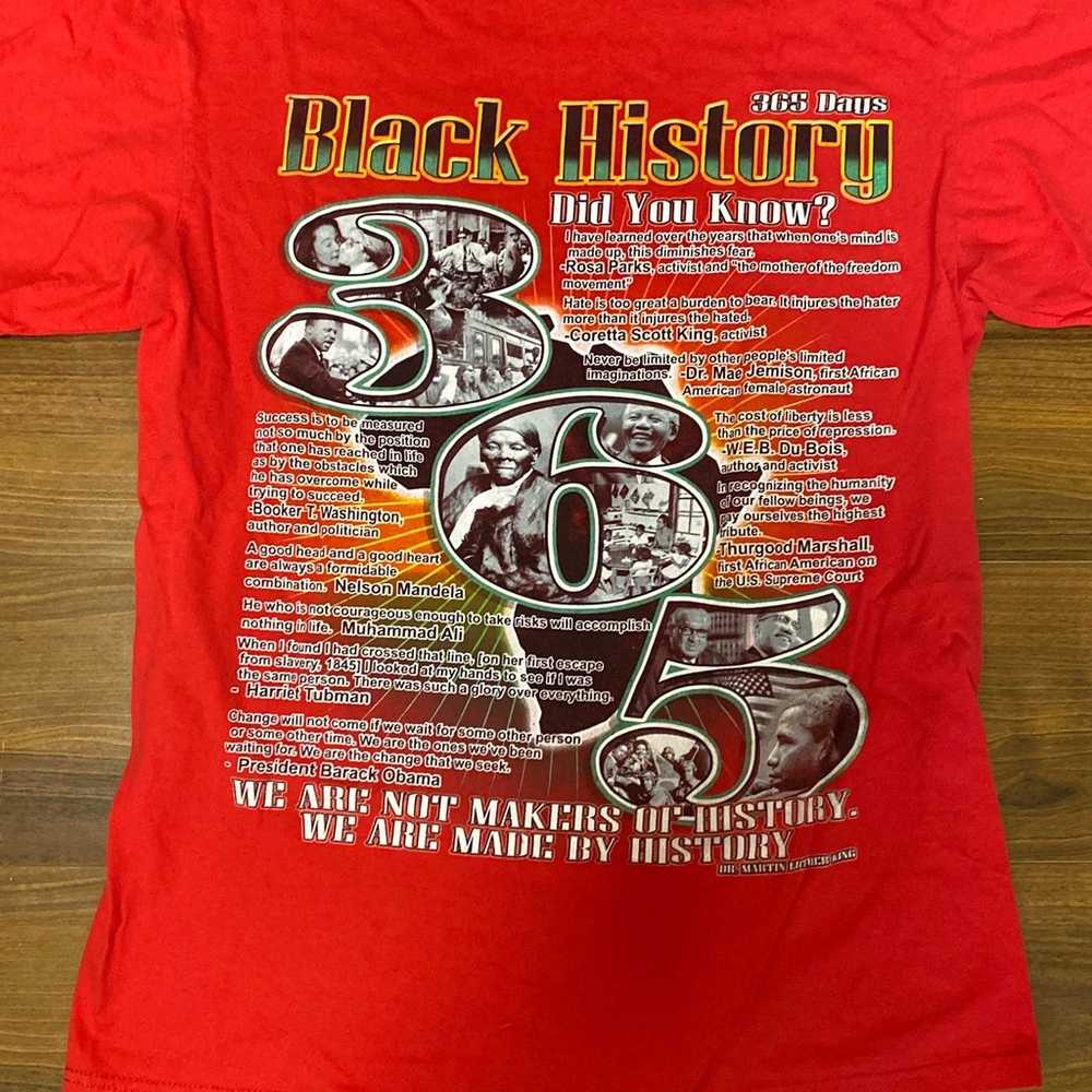 Vintage African American Black History T shirt Me… - image 4