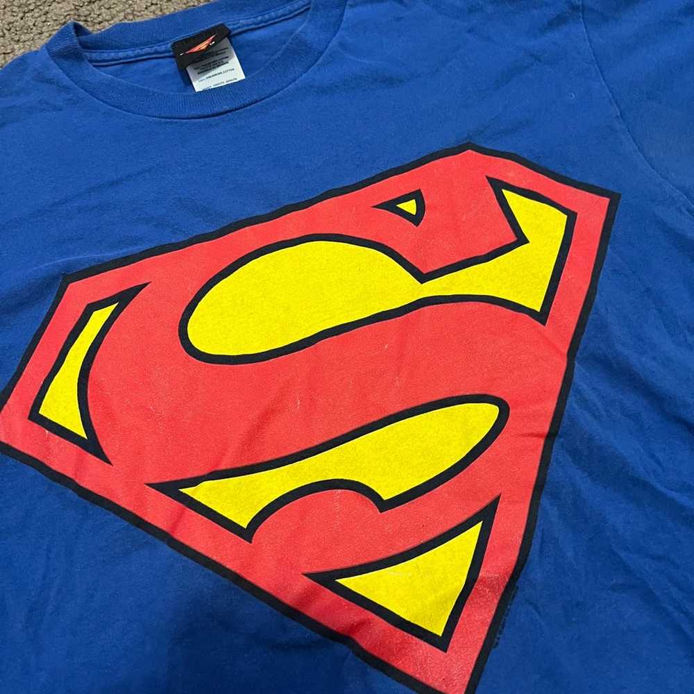 Vintage Warner Bros Superman 2001 Shirt - image 2