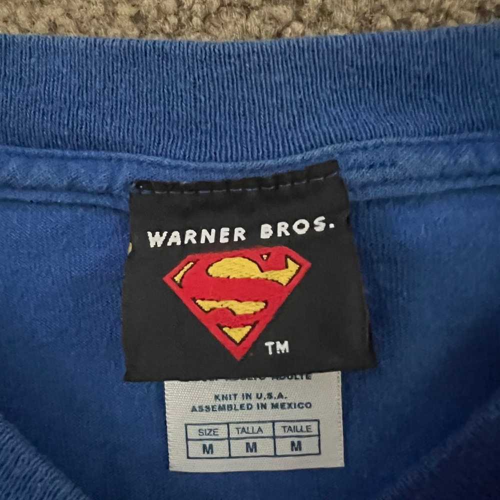 Vintage Warner Bros Superman 2001 Shirt - image 3