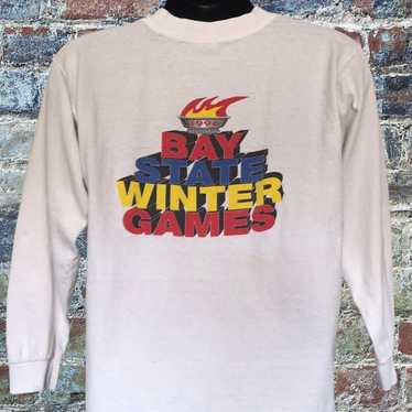 Vintage 96 Bay State Winter Games Shirt - image 1