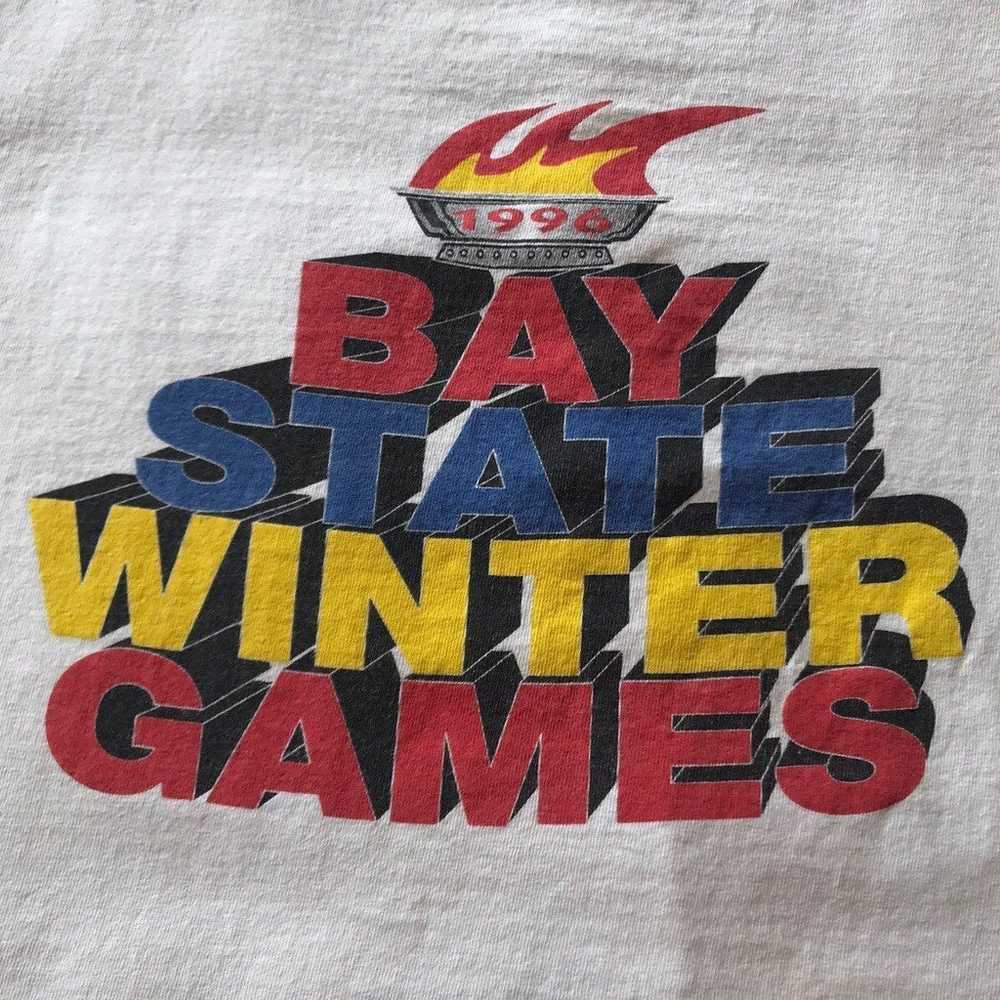 Vintage 96 Bay State Winter Games Shirt - image 2