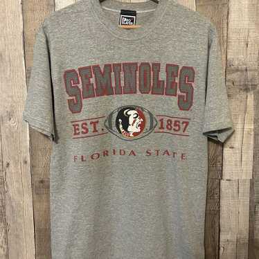  Florida State Seminoles Vintage Emblem 90's Black T-Shirt :  Sports & Outdoors