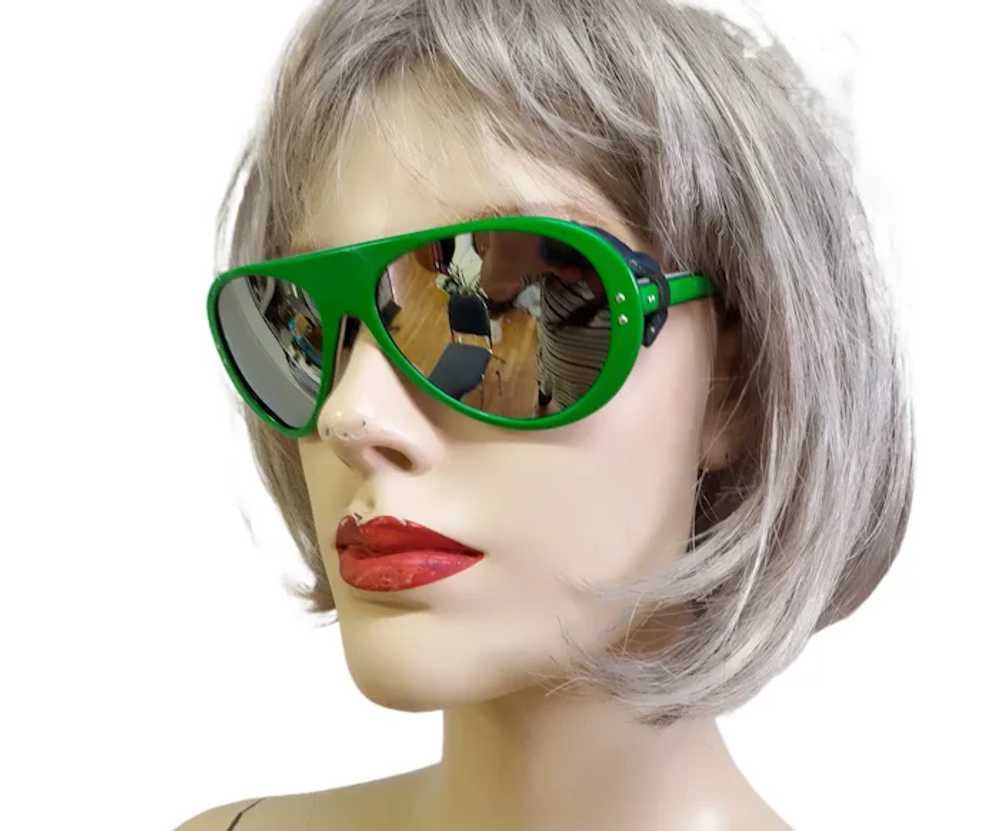60s French Lucite Colored Ski Sunglasses - image 5