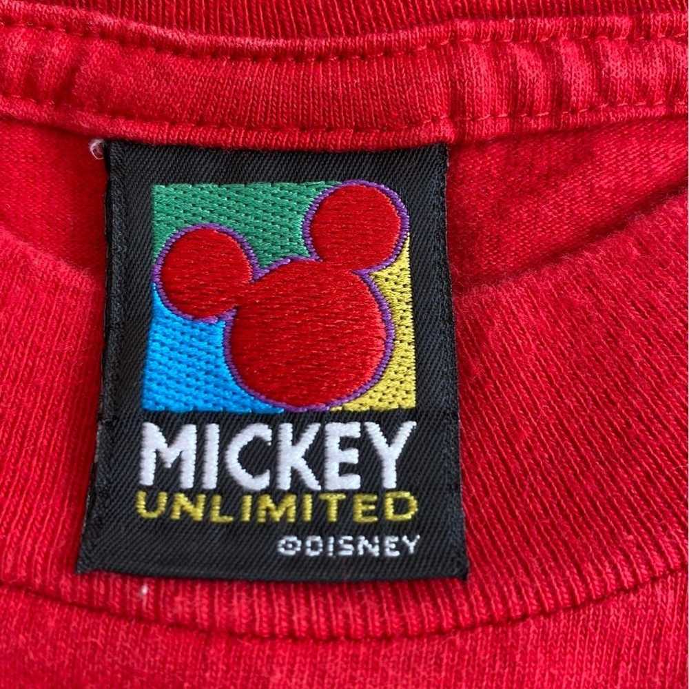VINTAGE Mickey Unlimited embroidered T-shirt - image 2