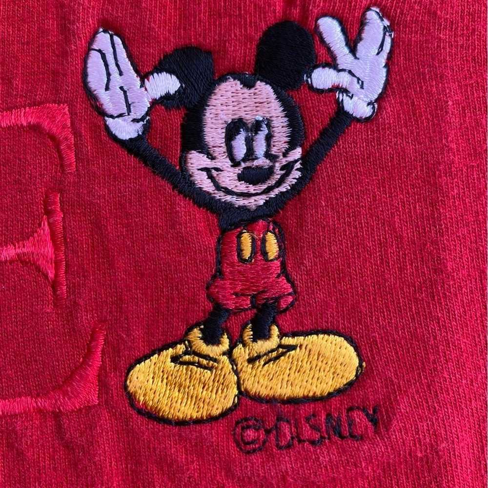 VINTAGE Mickey Unlimited embroidered T-shirt - image 4